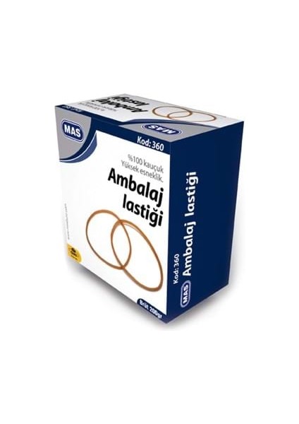 Mas Ambalaj Lastiği Kauçuk 200 gr 80/50 mm 360