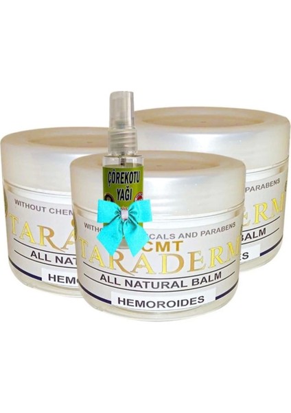 Taraderm Cream 100 ml x 3 Adet + Çörek Otu Yağı 30 ml