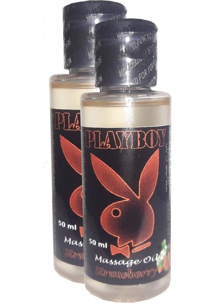 Strawberry Flavored Massage Oil 50ML Çilek Aromalı Masaj Yağı 2 Adet