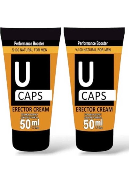 Natural Cream For Men Booster 50 ml x 2 Adet