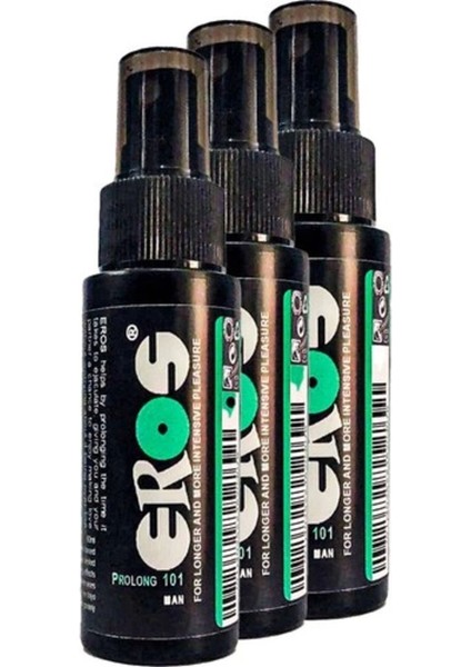 Eros Pro 101 3'lü Ad. LHXY041 Büyük Boy 60 ml Yetşkin Erkeklere Özel 2'li