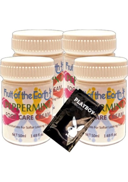 Peppermint 4ADET. 50 ml Ölçek Ayakların Bakımı ve Ayak Kokusu Bakım Kremi + Yanında Jel