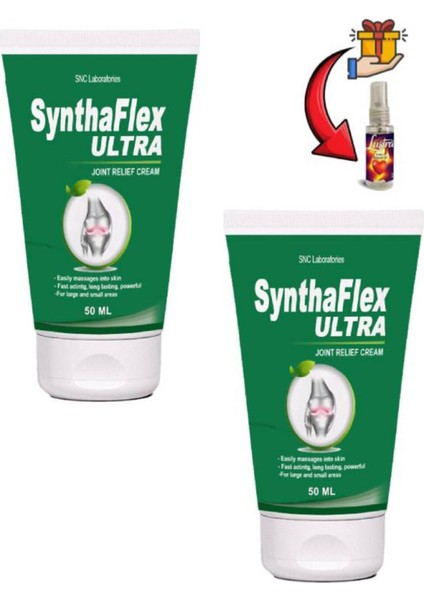 Synthaflex Ultra Masaj Kremi 50 ml x 2 Ad+Masaj Yağı