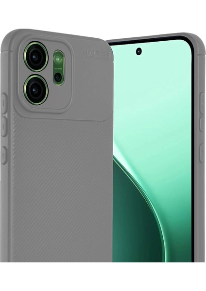 Oppo Reno 14 Auto Focus Karbon Kapak - Gri modelleri