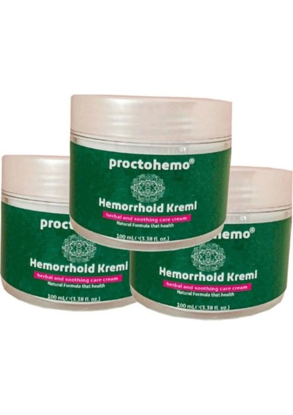Proctohemo Hemor.roidin Cream 150 ml 3 Tane Birden HZNZF142