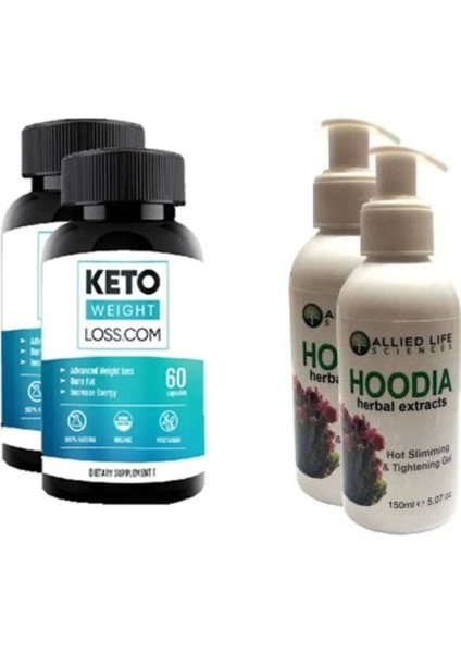 Hintohu Hoodia Slimming Firming Gel 150 ml Hoodia Kaktüsü 2 Adet + 2 Adet Keto Weight Loss