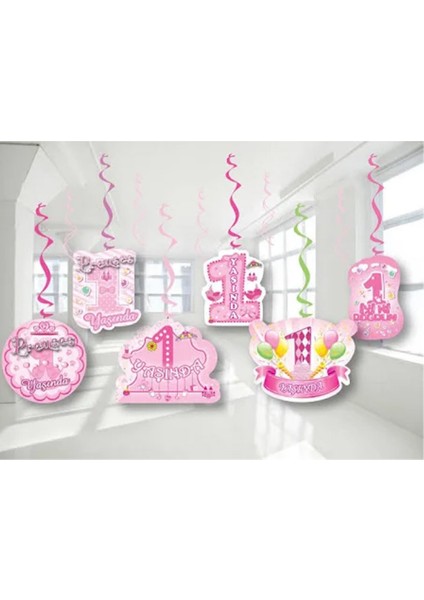 1 Yaş 6 Sarkıt Süsler Kız Bebek