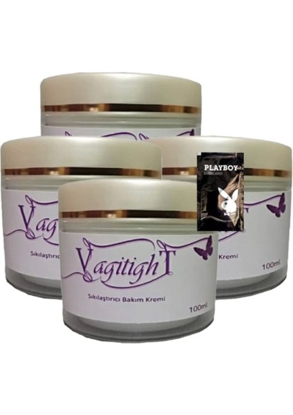 Vagitight 4x Adet 100 ml Kadınlara Özel Pres Kremi SNMP20417 + 1 Adet Jel Hediye