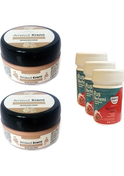 Three Brand Arnavut Kremi 2 Adet + Rus Merhemi 50 ml 3 Adet