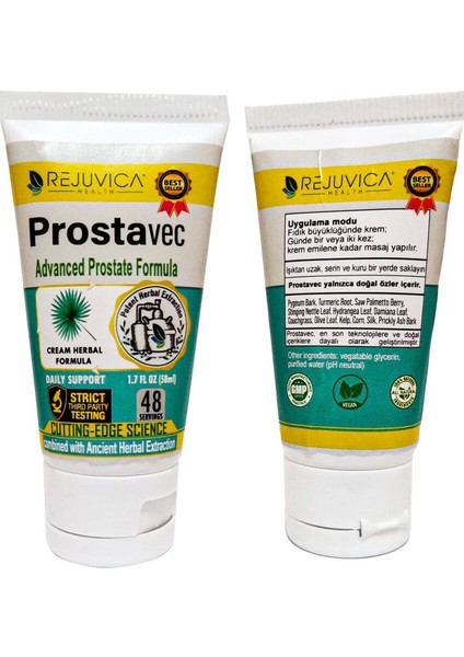Prostavec Advancede New Formula Erkekler Için Pros.tate Bakım Kremi 50 ml x 2 Ad. fiyatları