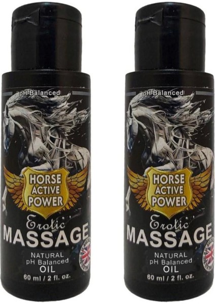 Horse Active Power Rahatlatıcı Vücut Bakım Masaj Yağı 60 ml 2 Adet