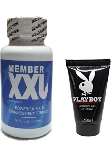Hintohu Member Xxl Erkeklere Özel 60LI Playboy 50 ml Jel
