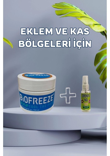 Biofreeze Masaj Kremi 150 ml 1 Adet + Çörek Otu Yağı 30 ml 1 Adet