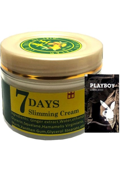 7 Days 100 ml Ginger Miracle Slimming Cream Sıkılaştırıcı+1 Ad Jel ile