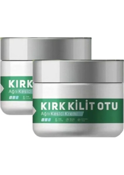 Kırkkilitotu Vücut Adale Sızıları Için Masaj Bakım Kremi 100 ml x 2 Adet