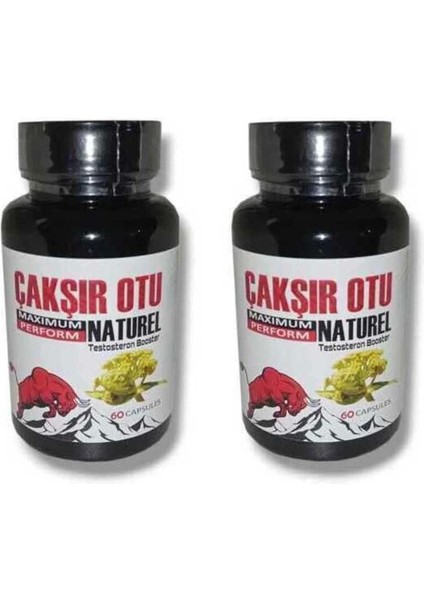Çakşır Otu Natural Booster Erkeklere Özel Maksimum Sertlik Performans 60'lı x 2 Adet