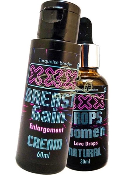 Breast Gain 60 ml Kadınlara Özel Şekillendirme Memlift Bakım Kremi+ Kadınlara Özel Damla LOVIX:070