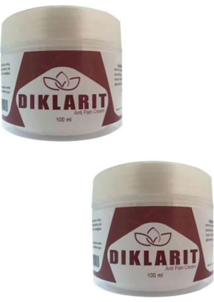 Diklarit Vücüt Ağrıları Için Geliştirilmiş Anti Pain Krem 100 ml 2 Adet