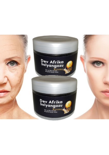 Dev Afrika Salyangoz Yüzde Karısıklık Karsıtı Bakım Kremi 100 ml x 2 Adet