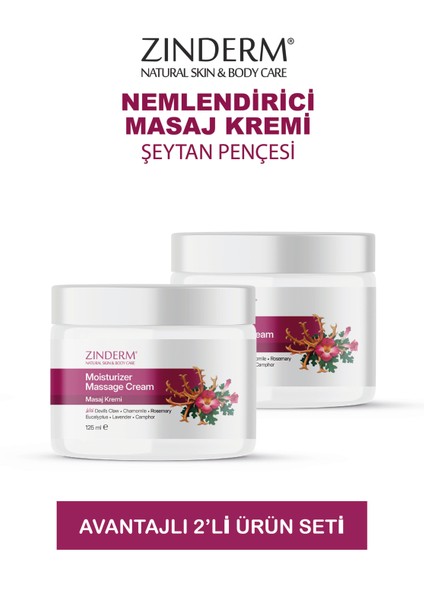 Masaj Kremi Şeytan Pençesi Özlü 125 ml ( 2 Adet x 125 ml )