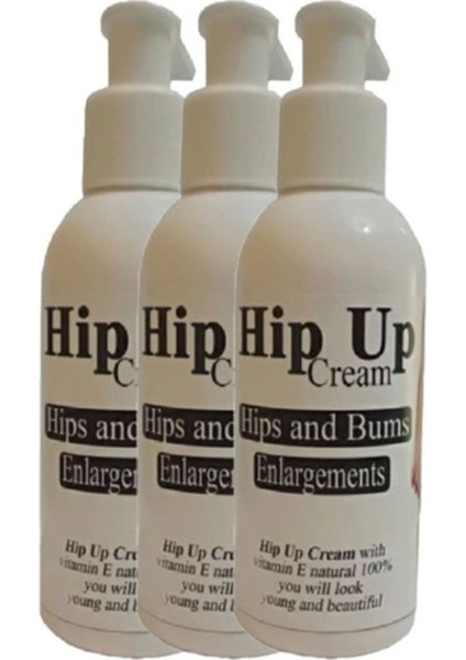 Hip Up 3'lü Adet Kalcayi Kremi Sıkışık Kalkık Büyük 120 ml