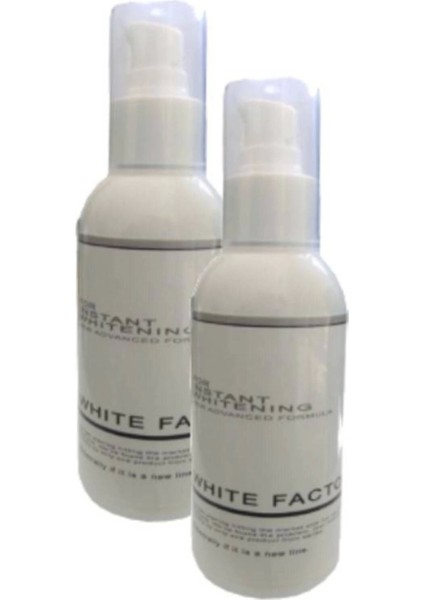 White Factor For Instant Whitening Cilt Beyazlatıcı Renk Açıcı Bakım Kremi 120 ml Krem x 2 Ad