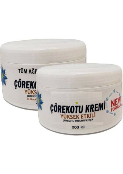 Çörekotu Yeni Formul Sırt Bel Fıt.ık Ağrı ve Masaj Kremi 200 ml 2 Adet