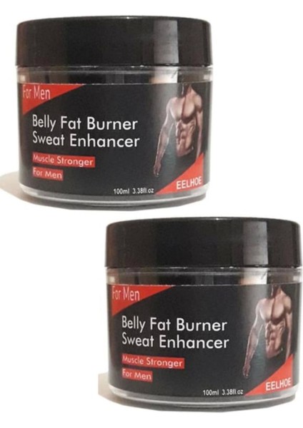 Belly Fat Burner Kadınlara Özel Ya.ğları Yakı.cı Kas Yap.ıcı Za.yıflama Kremi 100 ml 2 Adet