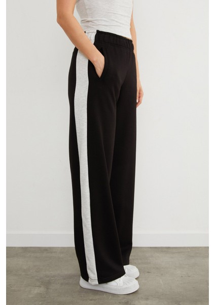 Yanları Şeritli Palazzo Eşofman Altı modelleri