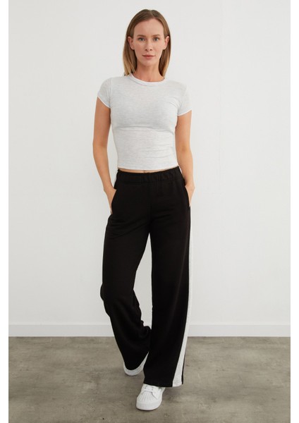 Yanları Şeritli Palazzo Eşofman Altı indirimleri