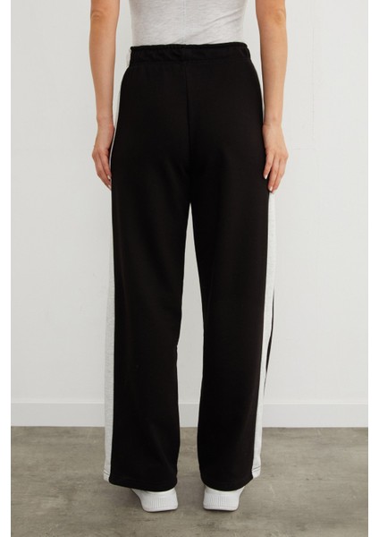 Yanları Şeritli Palazzo Eşofman Altı