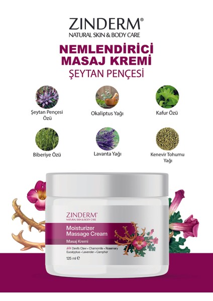 Masaj Kremi Şeytan Pençesi Özlü 125 ml ( 3 Adet x 125 ml ) fiyatları