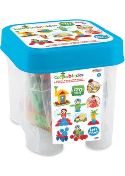 Dede Kaktüs Bloklar Kova 120 Parça fiyatları