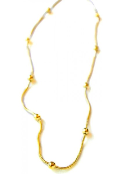 Top Zincir Kolye - Altın