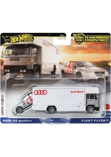 Hot Wheels Premium Team Transport Audi S4 Quattro & Fleet Flyer fiyatları
