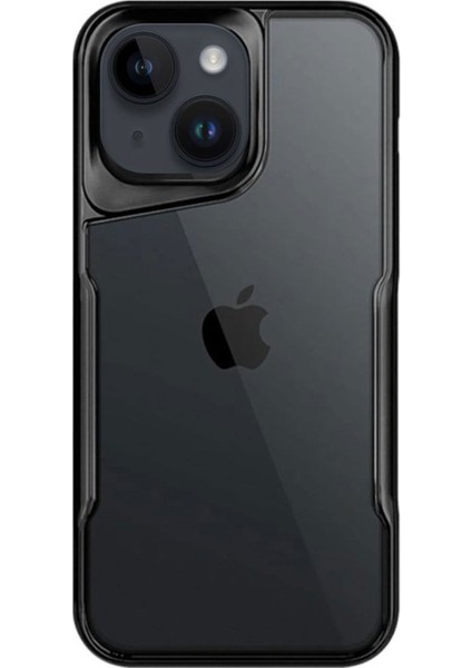 iPhone 15 Kılıf Darbe Önleyici Kenar Renkli Silikon Kapak