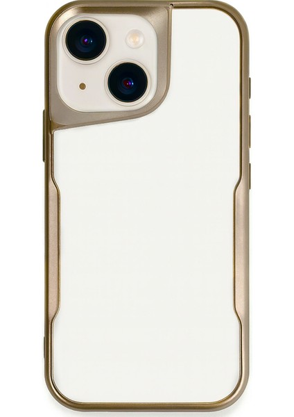 iPhone 13/14 Kılıf Darbe Önleyici Kenar Renkli Silikon Kapak