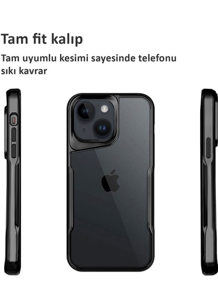 iPhone 15 Kılıf Darbe Önleyici Kenar Renkli Silikon Kapak modelleri