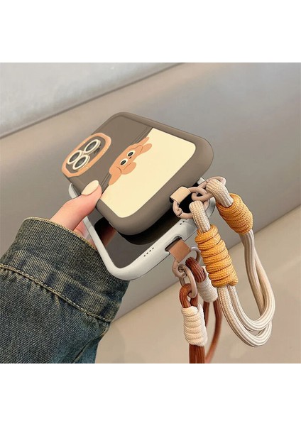 Xiaomi Redmi Note 8 Uyumlu Kılıf Zebana El Bilekli Cat And Puppy Silikon Kılıf Açık Kahverengi