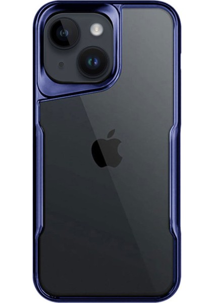 iPhone 15 Kılıf Darbe Önleyici Kenar Renkli Silikon Kapak