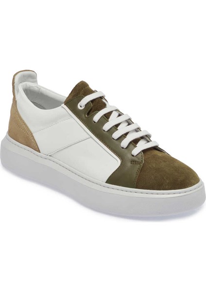 Yeşil Hakiki Süet Deri Erkek Sneaker - E24I1AY56817-J86 indirimleri