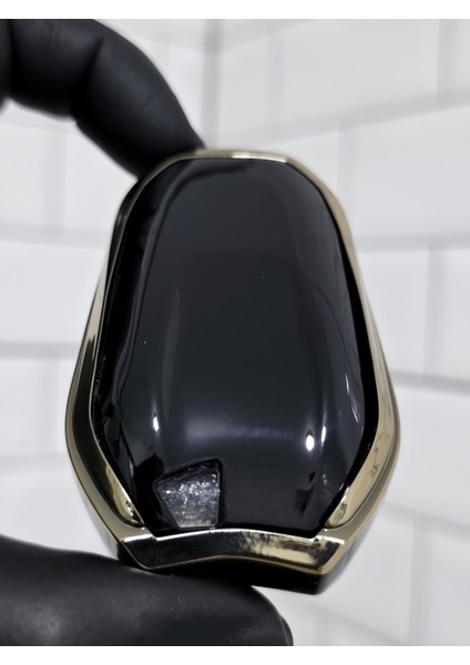 Peugeot 208 308 408 508 2008 3008 5008 Far Göstergeli Smart Nano Anahtar Kılıfı Siyah Gold fırsatları