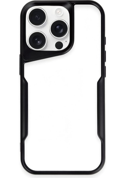 iPhone 16 Pro Max Kılıf Darbe Önleyici Kenar Renkli Silikon Kapak