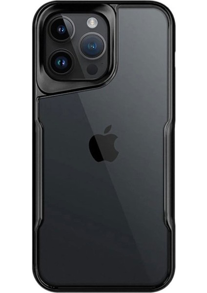 iPhone 14 Pro Max Kılıf Darbe Önleyici Kenar Renkli Silikon Kapak