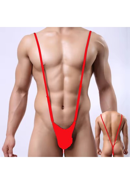 Tegan Fantezi Lastikli Kırmızı Erkek String - Tanga TG274615 modelleri