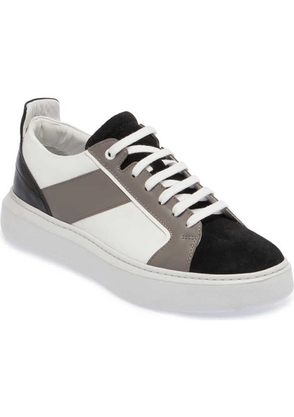 Siyah Hakiki Süet Deri Erkek Sneaker - E24I1AY56817-A01 indirimleri