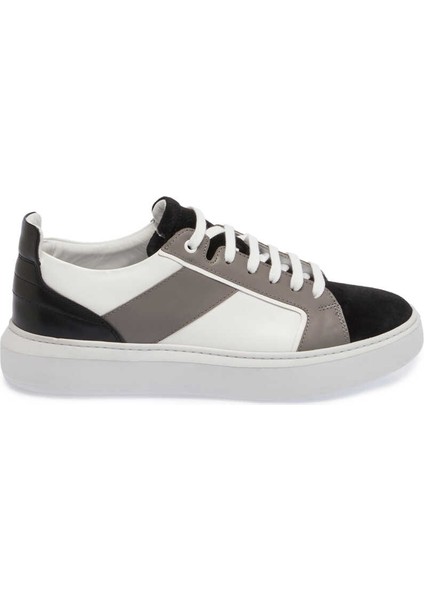 Siyah Hakiki Süet Deri Erkek Sneaker - E24I1AY56817-A01