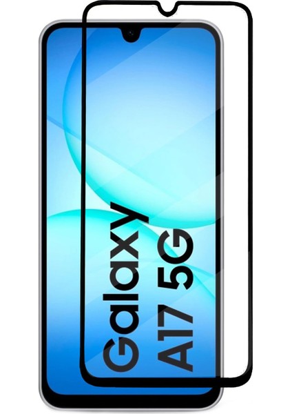 Samsung Galaxy A17 Kırılmaz Cam 5d Tam Kaplayan 9h Temperli Ekran Koruyucu