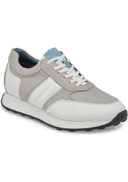 Beyaz Hakiki Deri Erkek Sneaker - E24I1AY56818-A26 indirimleri