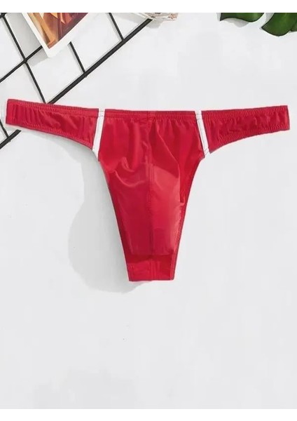 Erkek Kırmızı Tanga Iç Çamaşırı